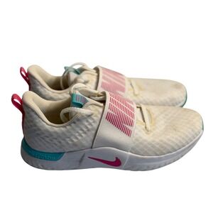 Nike Renew In-Season TR 10 White Pink Teal Training Shoes Womens Size 8